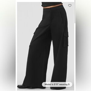 ALO wide leg cargo trousers